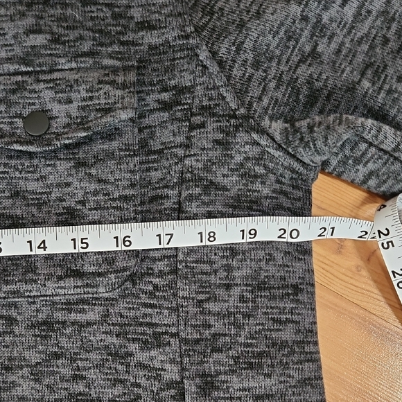 Lands End Gray Shirt Jacket - Picture 12 of 13